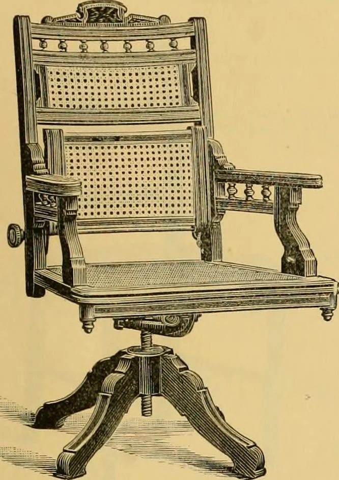An illustration from Illustrated catalogue of chairs., 1886, leaf 46