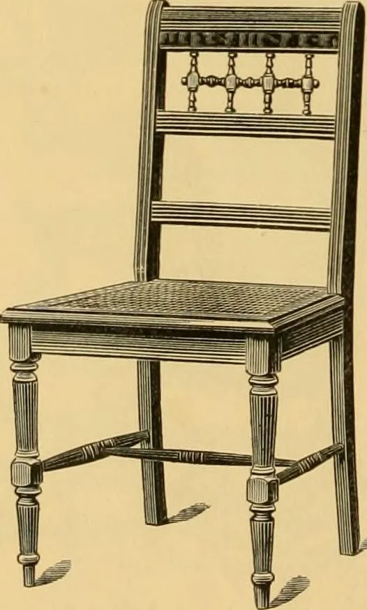 An illustration from Illustrated catalogue of chairs., 1886, leaf 47