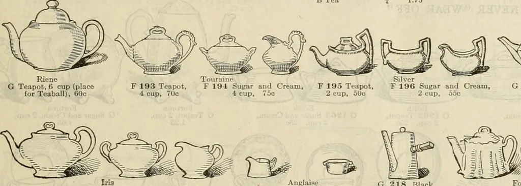 An illustration from Illustrated catalogue with prices : white china and complete list of china painters' materials., 1913, leaf 12