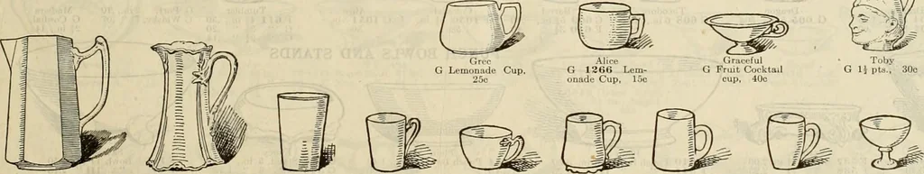 An illustration from Illustrated catalogue with prices : white china and complete list of china painters' materials., 1913, leaf 14