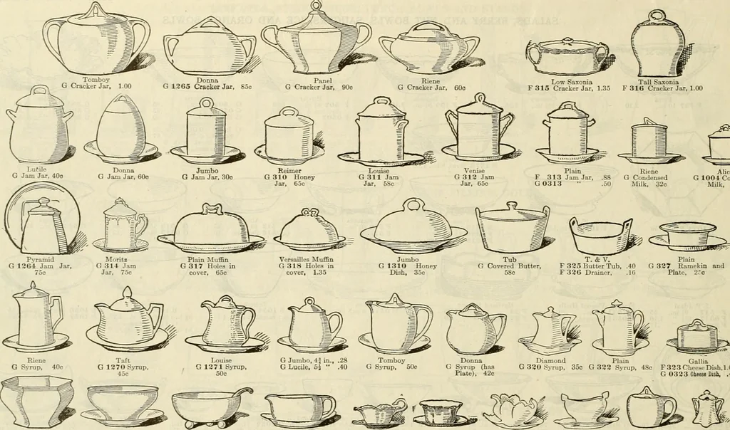 An illustration from Illustrated catalogue with prices : white china and complete list of china painters' materials., 1913, leaf 17