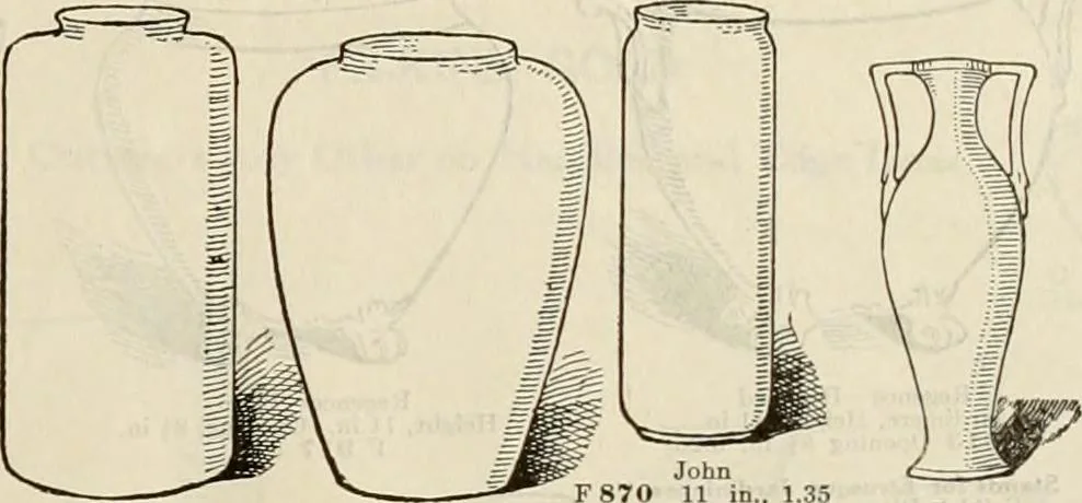 An illustration from Illustrated catalogue with prices : white china and complete list of china painters' materials., 1913, leaf 26