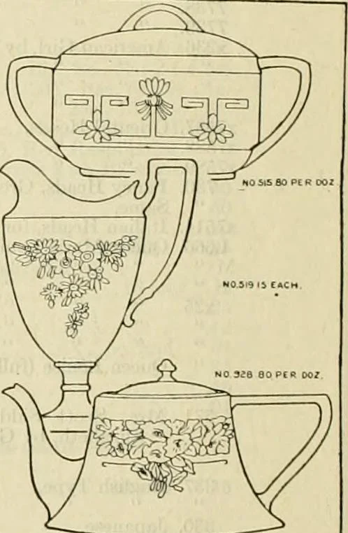 An illustration from Illustrated catalogue with prices : white china and complete list of china painters' materials., 1913, leaf 35