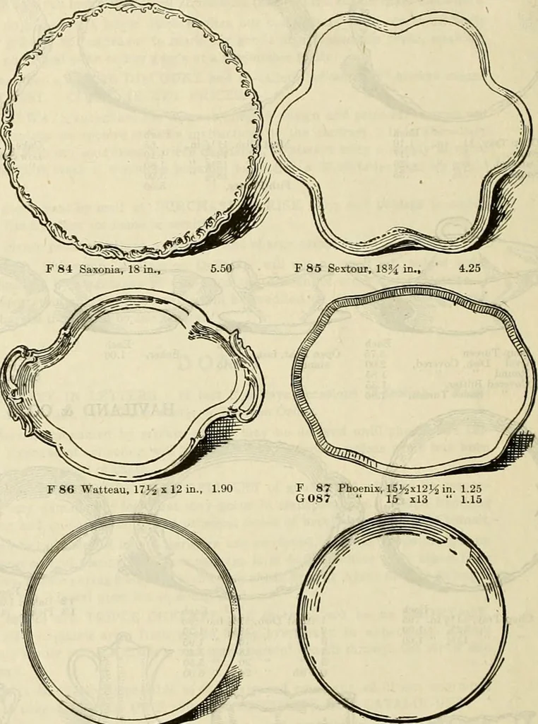 An illustration from Illustrated catalogue with prices : white china and complete list of china painters' materials., 1913, leaf 7