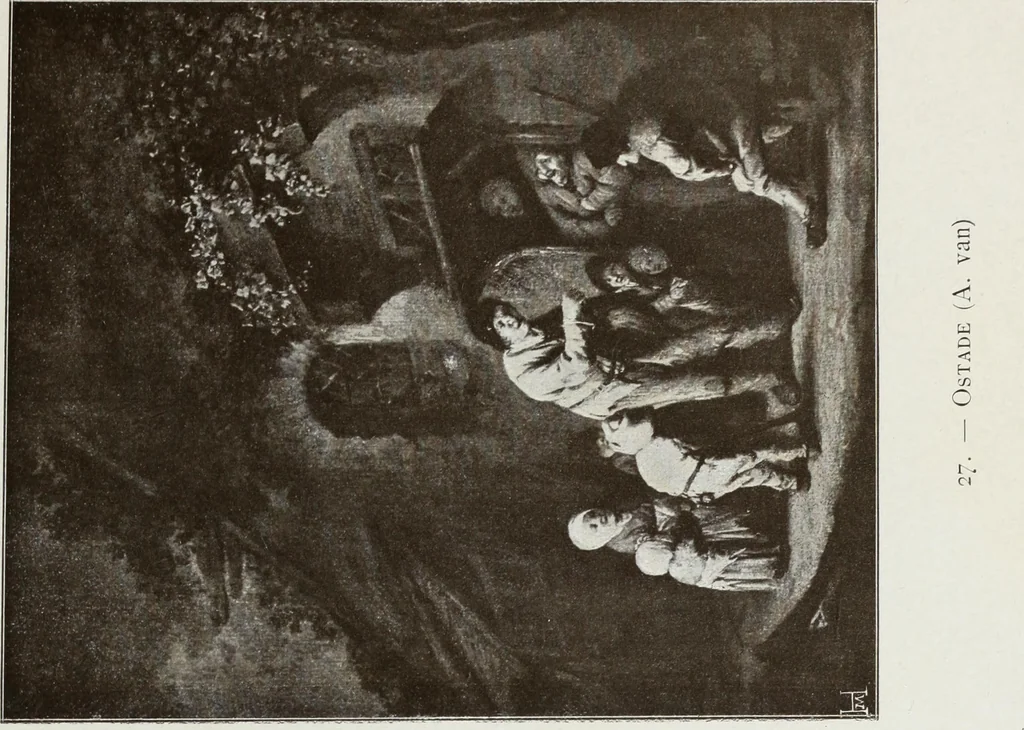 An illustration from Illustrated catalogue of the sixth series of 100 paintings by old masters of the Dutch, Flemish, Italian, French, and English schools : being a portion of the Sedelmeyer Gallery which contains about 1500 original pictures by ancient and modern artists, 1900, leaf 46