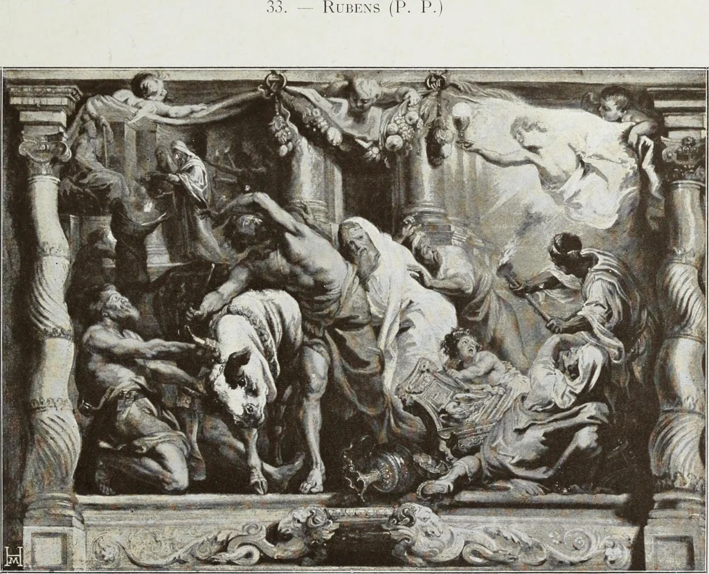 An illustration from Illustrated catalogue of the sixth series of 100 paintings by old masters of the Dutch, Flemish, Italian, French, and English schools : being a portion of the Sedelmeyer Gallery which contains about 1500 original pictures by ancient and modern artists, 1900, leaf 58