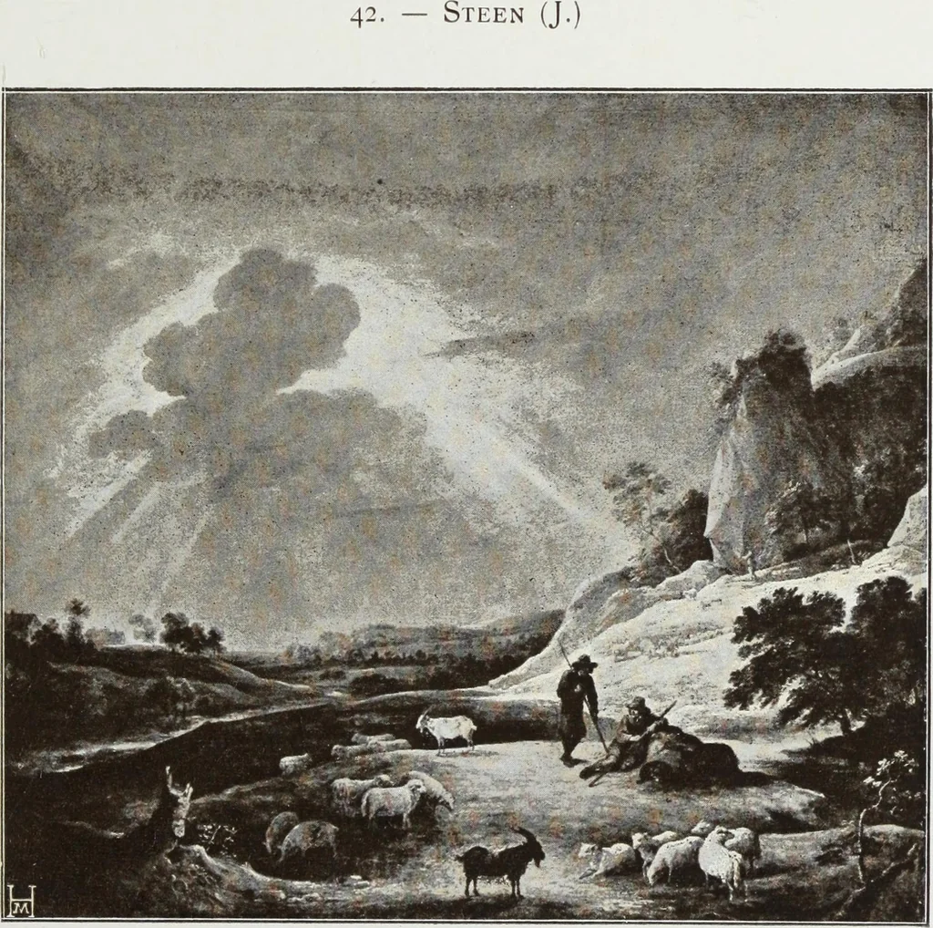 An illustration from Illustrated catalogue of the sixth series of 100 paintings by old masters of the Dutch, Flemish, Italian, French, and English schools : being a portion of the Sedelmeyer Gallery which contains about 1500 original pictures by ancient and modern artists, 1900, leaf 68