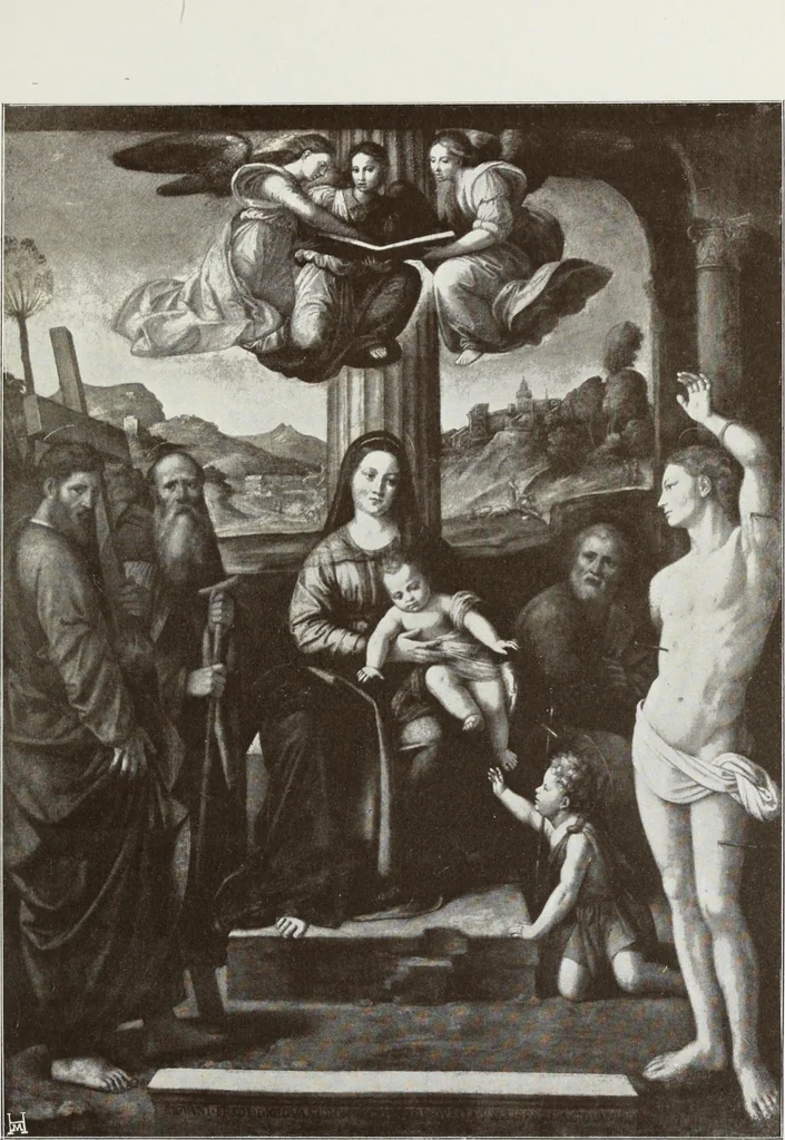 An illustration from Illustrated catalogue of the sixth series of 100 paintings by old masters of the Dutch, Flemish, Italian, French, and English schools : being a portion of the Sedelmeyer Gallery which contains about 1500 original pictures by ancient and modern artists, 1900, leaf 80