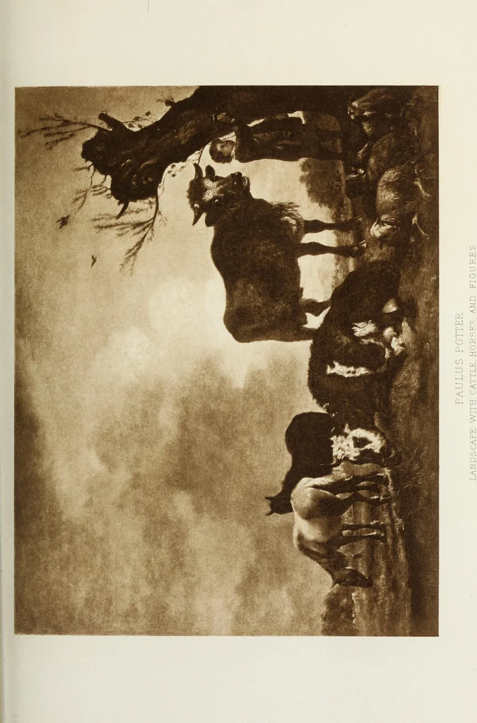 An illustration from Illustrated catalogue of the fifth series of 100 paintings by old masters of the Dutch, Flemish, Italian, French, and English schools : being a portion of the Sedelmeyer Gallery which contains about 1500 original pictures by ancient and modern artists, 1899, leaf 49