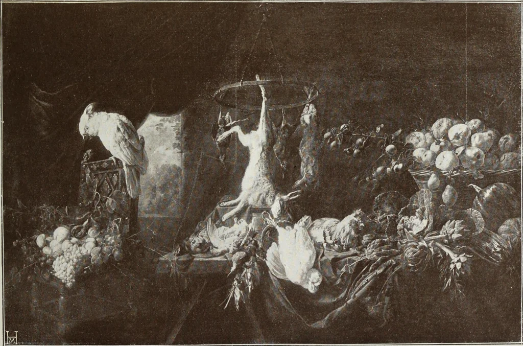 An illustration from Illustrated catalogue of the fifth series of 100 paintings by old masters of the Dutch, Flemish, Italian, French, and English schools : being a portion of the Sedelmeyer Gallery which contains about 1500 original pictures by ancient and modern artists, 1899, leaf 77