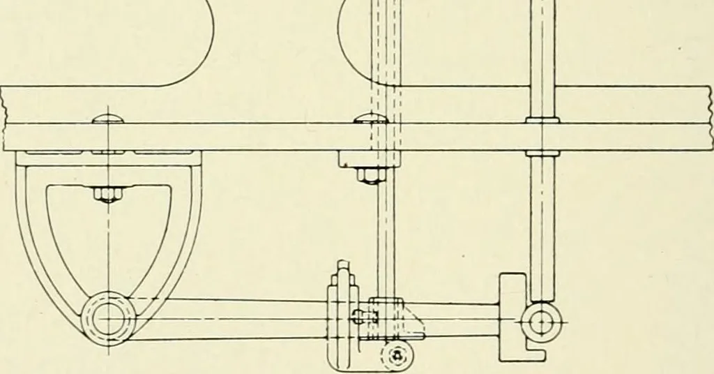 An illustration from Illustrated catalogue of cotton machinery built by Howard & Bullough American Machine Company, Ltd., Pawtucket, R.I., U.S.A. : opening, picking, carding, drawing, roving, spinning, twisting and winding machinery : warpers and slashers : containing also floor spaces, speeds, productions, gearing diagrams, useful tables and other information, 1909, leaf 157