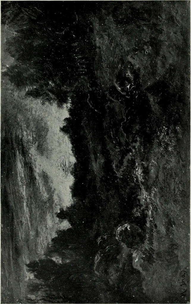 An illustration from Illustrated catalogue of oil and water color paintings by Dutch, French, English, American and Italian artists belonging to the estate of the late James S. Inglis, to be sold at unrestricted public sale ... on ... [March 9th and 10th, 1910] : the sale will be conducted by Mr. Thomas E. Kirby, of the American Art Association, managers, 1910, leaf 106