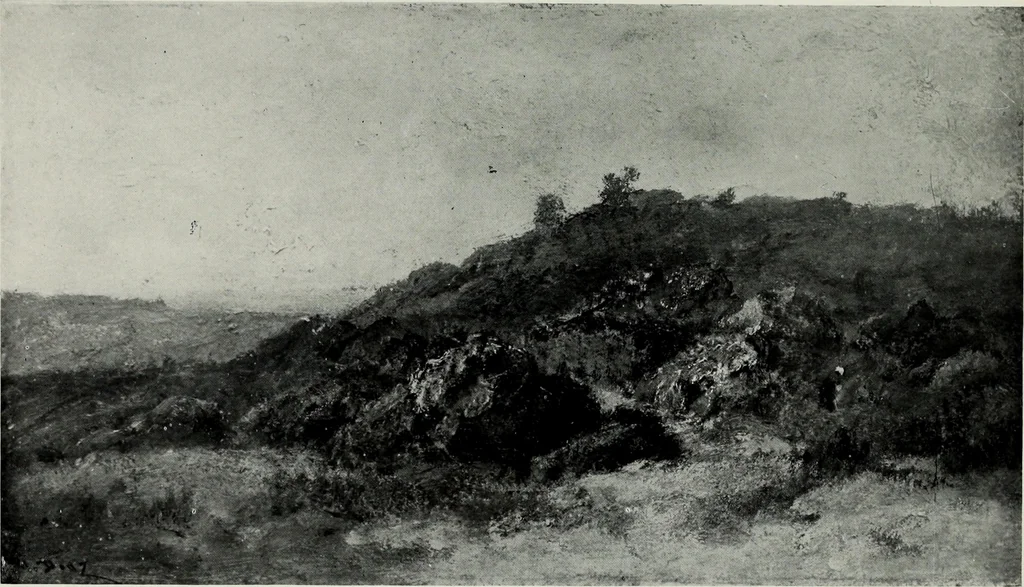 An illustration from Illustrated catalogue of oil and water color paintings by Dutch, French, English, American and Italian artists belonging to the estate of the late James S. Inglis, to be sold at unrestricted public sale ... on ... [March 9th and 10th, 1910] : the sale will be conducted by Mr. Thomas E. Kirby, of the American Art Association, managers, 1910, leaf 110