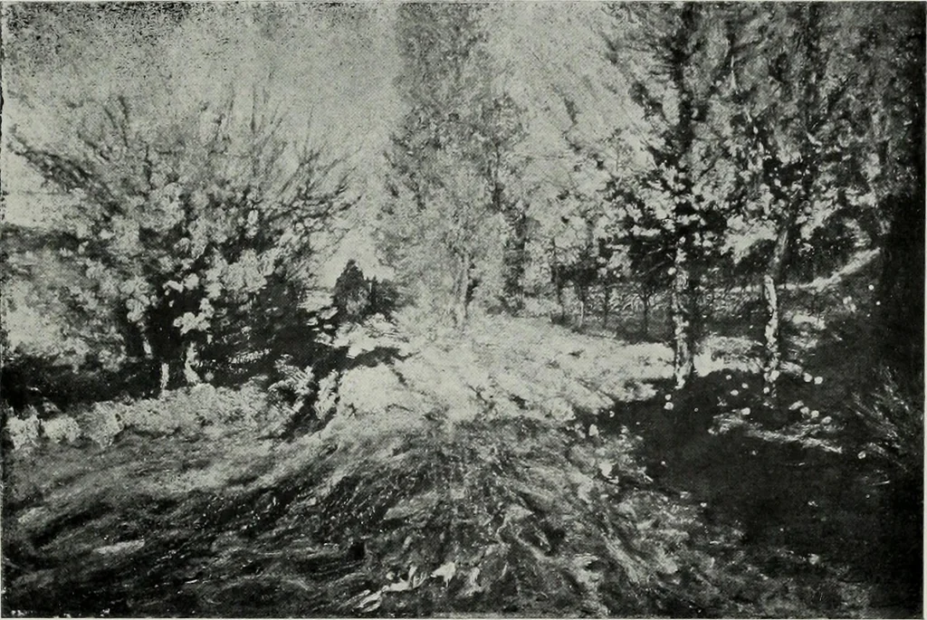 An illustration from Illustrated catalogue of oil and water color paintings by Dutch, French, English, American and Italian artists belonging to the estate of the late James S. Inglis, to be sold at unrestricted public sale ... on ... [March 9th and 10th, 1910] : the sale will be conducted by Mr. Thomas E. Kirby, of the American Art Association, managers, 1910, leaf 134