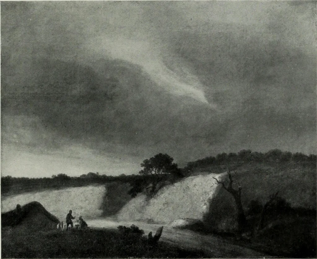 An illustration from Illustrated catalogue of oil and water color paintings by Dutch, French, English, American and Italian artists belonging to the estate of the late James S. Inglis, to be sold at unrestricted public sale ... on ... [March 9th and 10th, 1910] : the sale will be conducted by Mr. Thomas E. Kirby, of the American Art Association, managers, 1910, leaf 152
