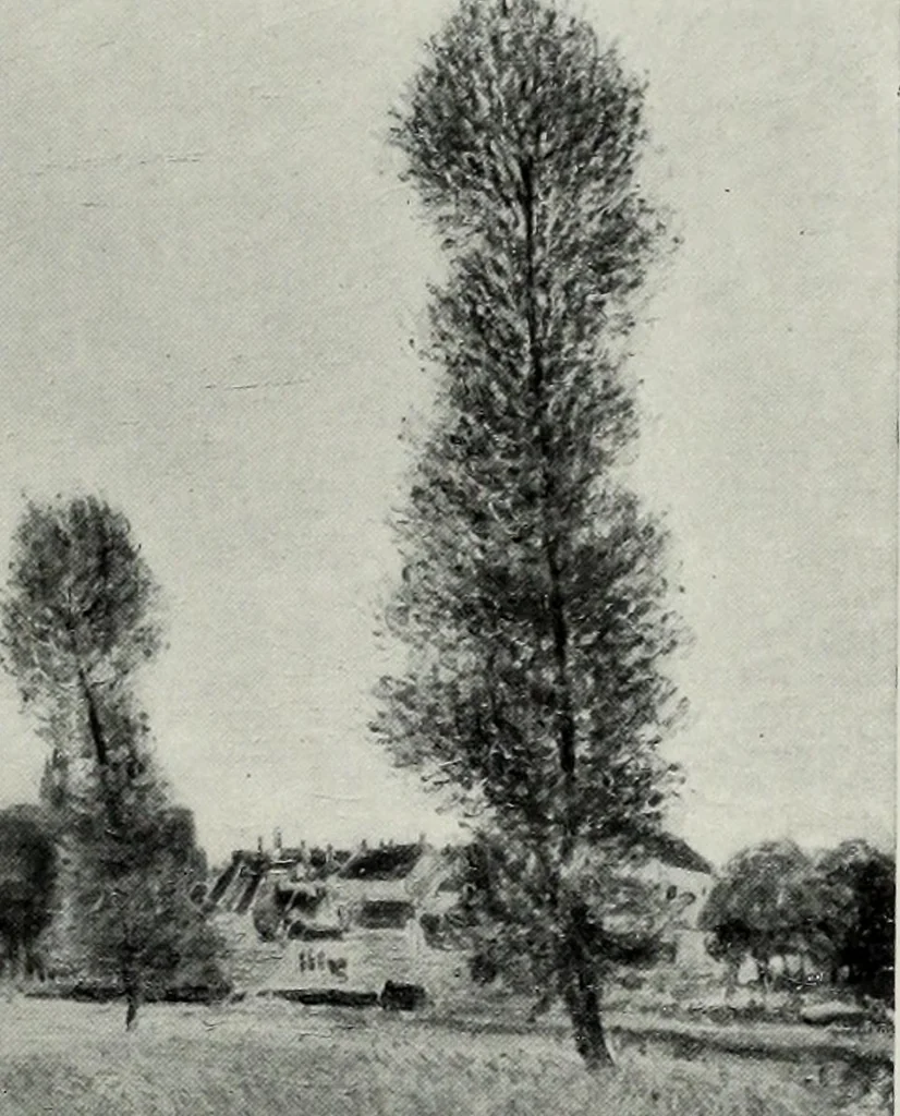 An illustration from Illustrated catalogue of oil and water color paintings by Dutch, French, English, American and Italian artists belonging to the estate of the late James S. Inglis, to be sold at unrestricted public sale ... on ... [March 9th and 10th, 1910] : the sale will be conducted by Mr. Thomas E. Kirby, of the American Art Association, managers, 1910, leaf 156