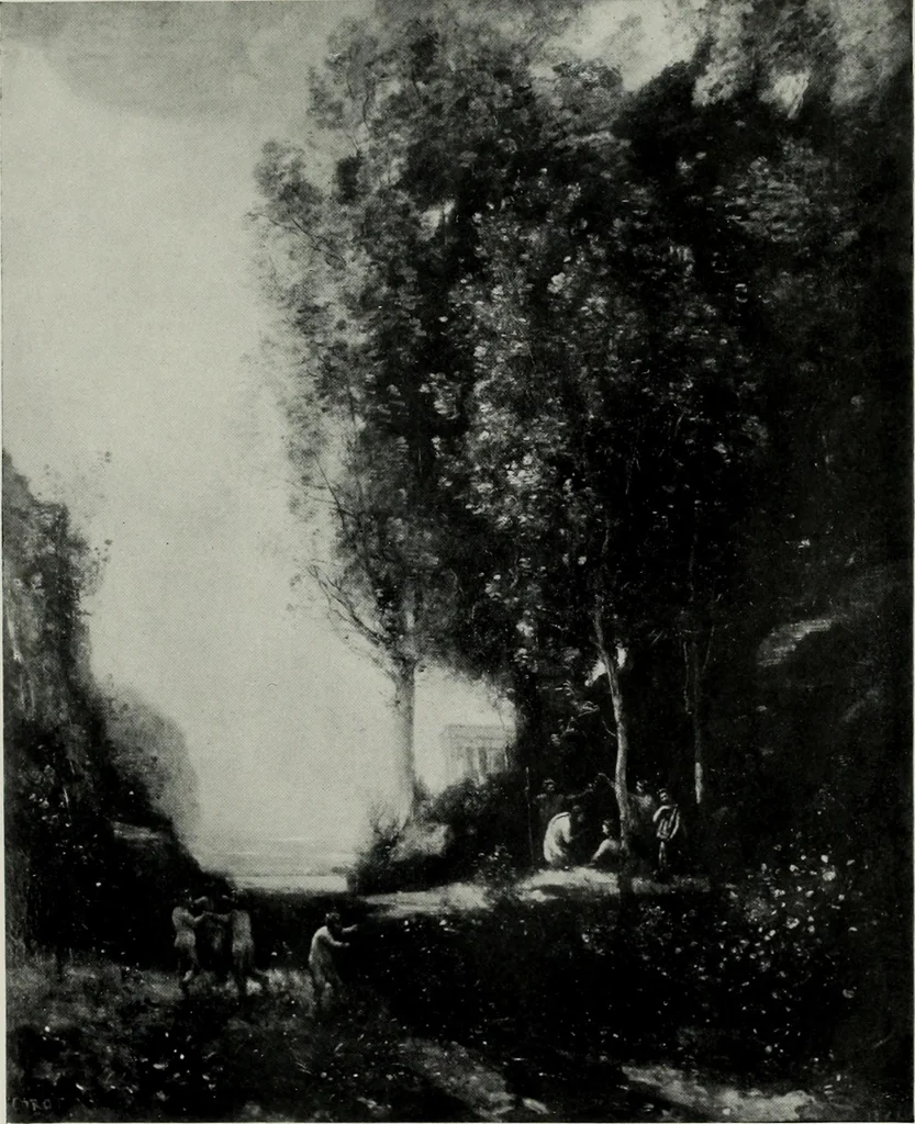 An illustration from Illustrated catalogue of oil and water color paintings by Dutch, French, English, American and Italian artists belonging to the estate of the late James S. Inglis, to be sold at unrestricted public sale ... on ... [March 9th and 10th, 1910] : the sale will be conducted by Mr. Thomas E. Kirby, of the American Art Association, managers, 1910, leaf 172
