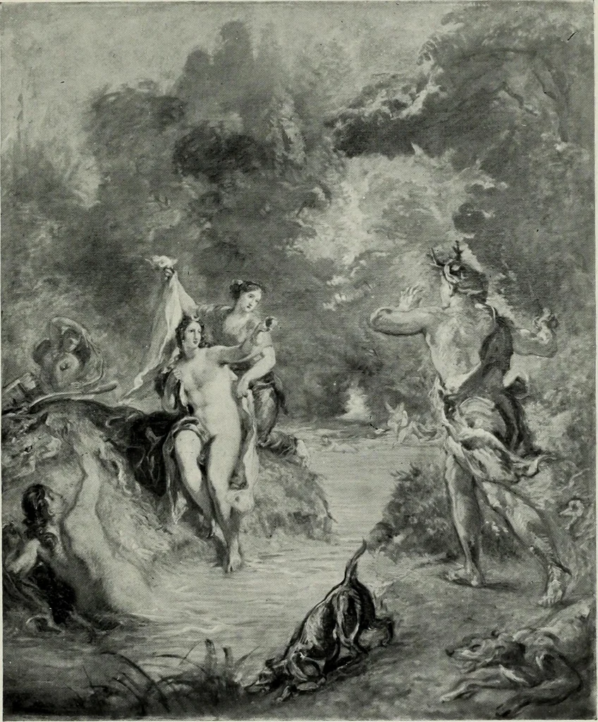 An illustration from Illustrated catalogue of oil and water color paintings by Dutch, French, English, American and Italian artists belonging to the estate of the late James S. Inglis, to be sold at unrestricted public sale ... on ... [March 9th and 10th, 1910] : the sale will be conducted by Mr. Thomas E. Kirby, of the American Art Association, managers, 1910, leaf 178