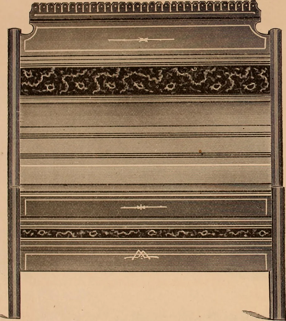 An illustration from Illustrated catalogue of chamber furniture., 1885, leaf 16