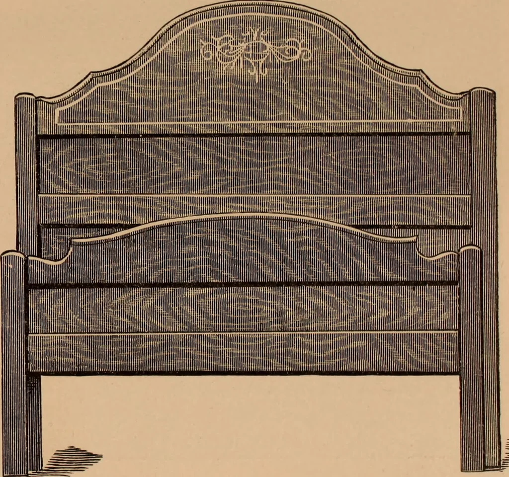 An illustration from Illustrated catalogue of chamber furniture., 1885, leaf 17