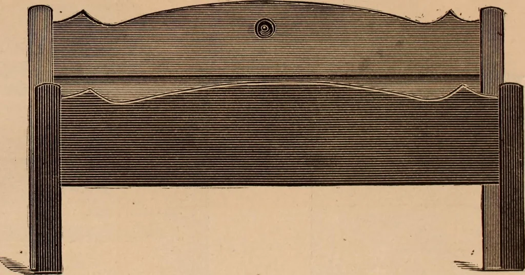 An illustration from Illustrated catalogue of chamber furniture., 1885, leaf 18