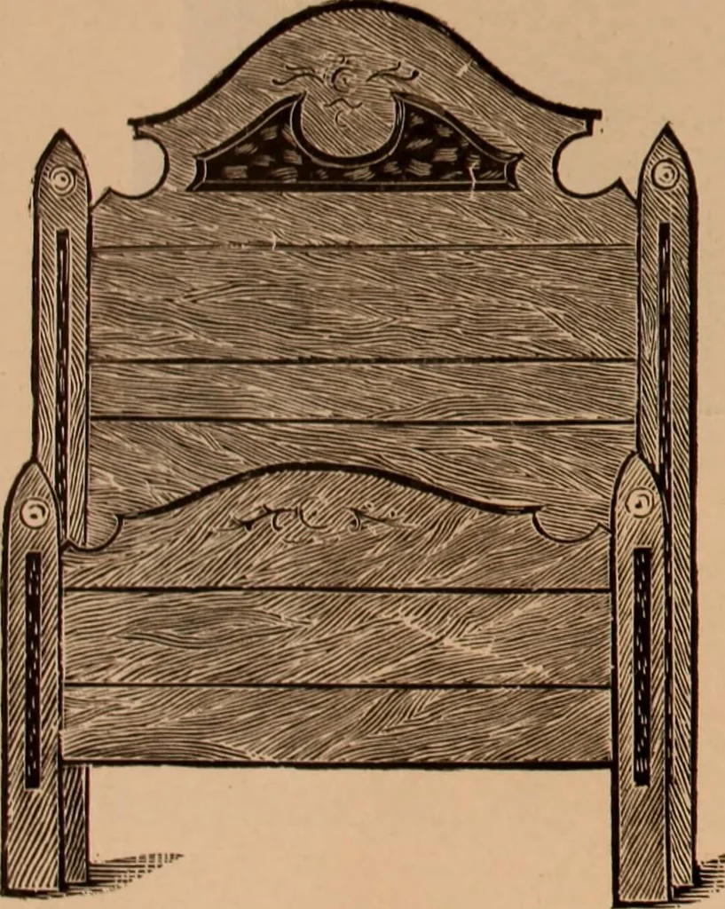 An illustration from Illustrated catalogue of chamber furniture., 1885, leaf 19