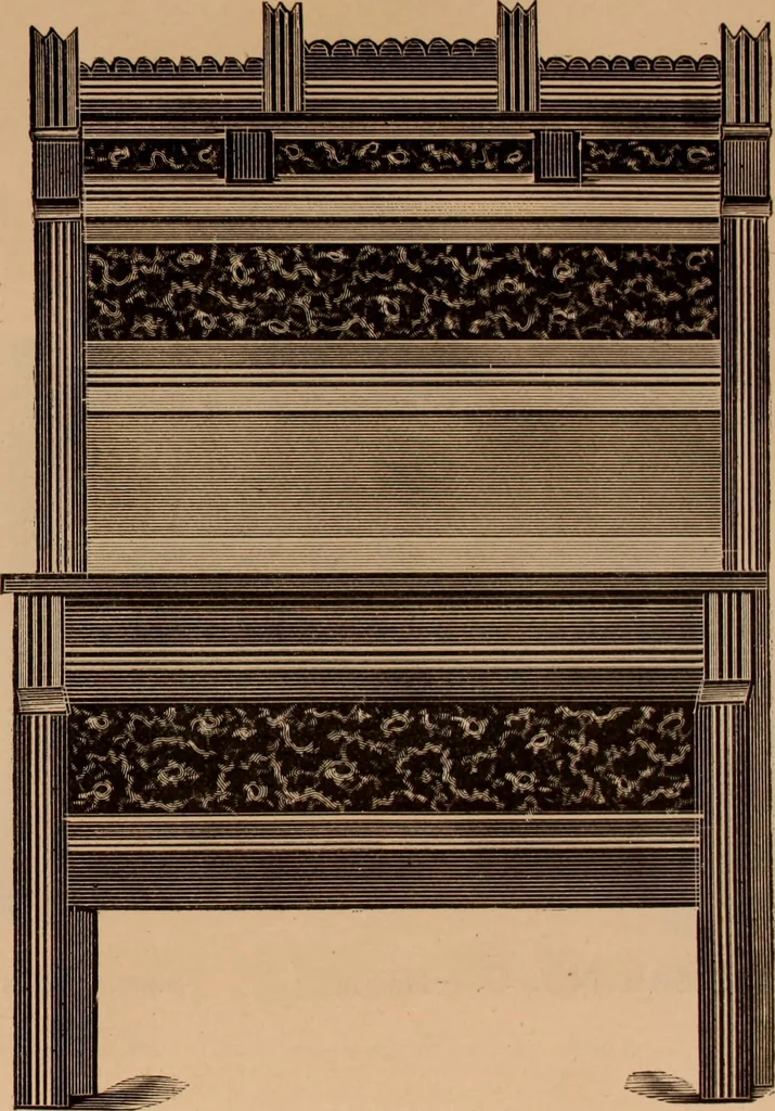 An illustration from Illustrated catalogue of chamber furniture., 1885, leaf 19