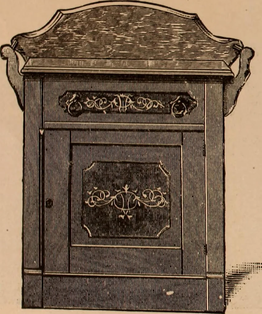 An illustration from Illustrated catalogue of chamber furniture., 1885, leaf 25