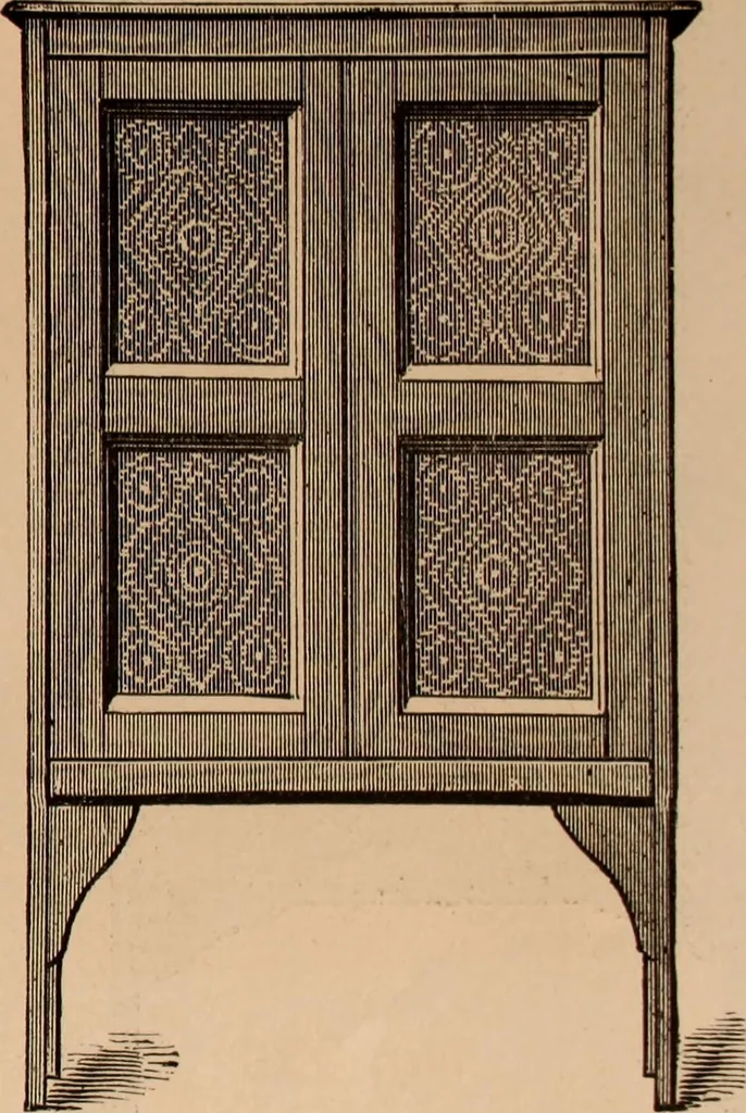 An illustration from Illustrated catalogue of chamber furniture., 1885, leaf 26
