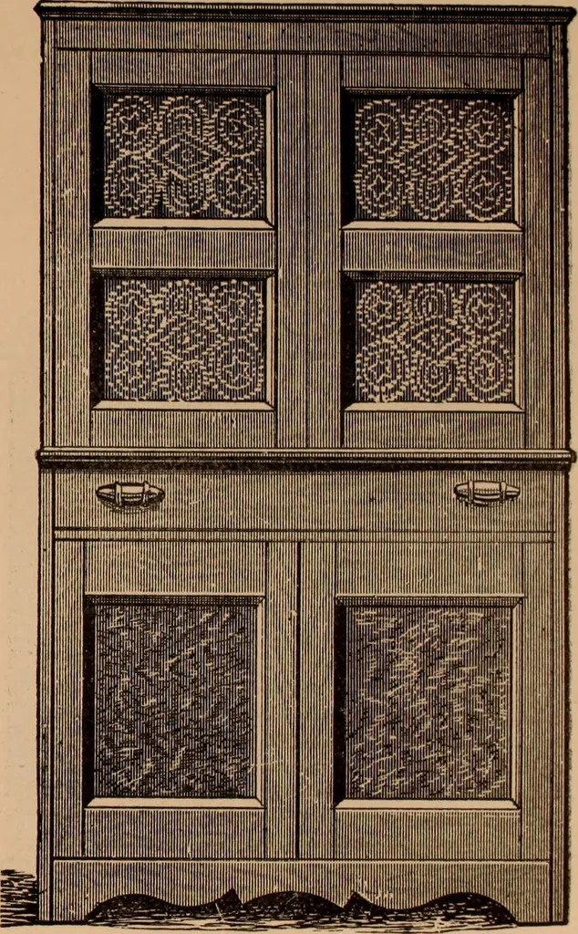 An illustration from Illustrated catalogue of chamber furniture., 1885, leaf 27