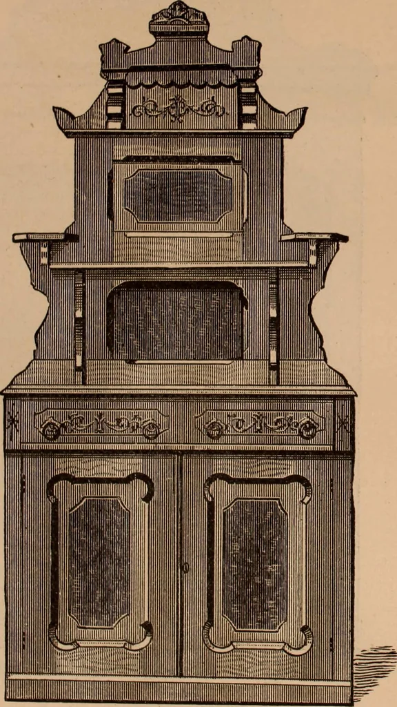 An illustration from Illustrated catalogue of chamber furniture., 1885, leaf 30