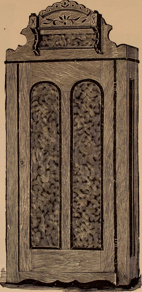 An illustration from Illustrated catalogue of chamber furniture., 1885, leaf 31