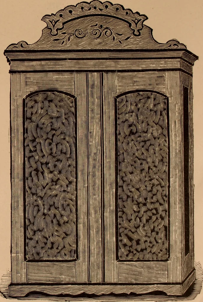 An illustration from Illustrated catalogue of chamber furniture., 1885, leaf 31