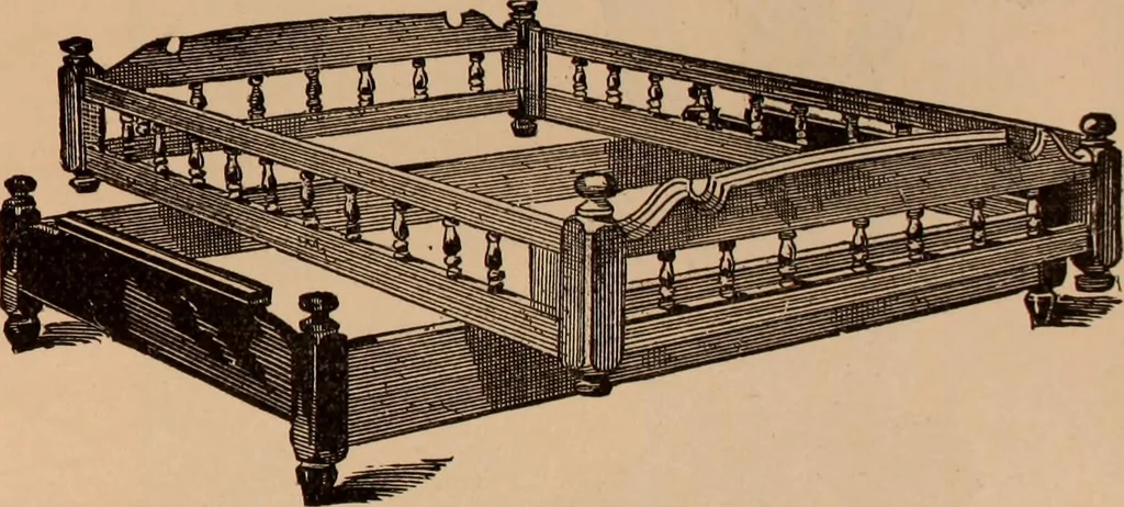 An illustration from Illustrated catalogue of chamber furniture., 1885, leaf 33