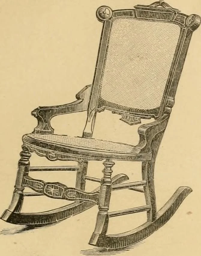 An illustration from Illustrated catalogue of chairs and furniture / manufactured by J.W. Mason & Co., 1874, leaf 10