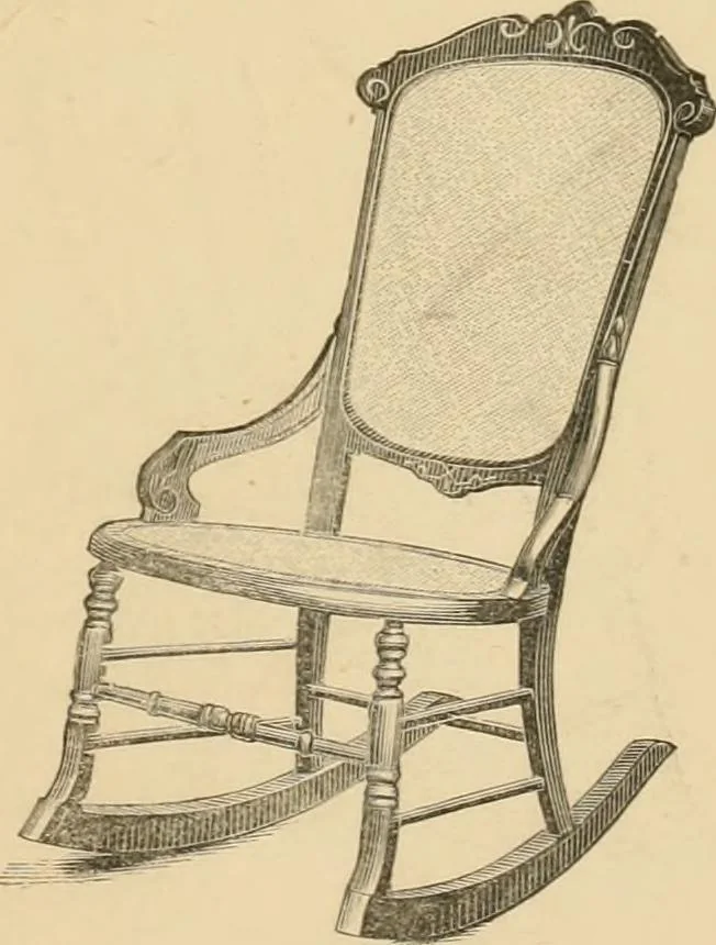 An illustration from Illustrated catalogue of chairs and furniture / manufactured by J.W. Mason & Co., 1874, leaf 10
