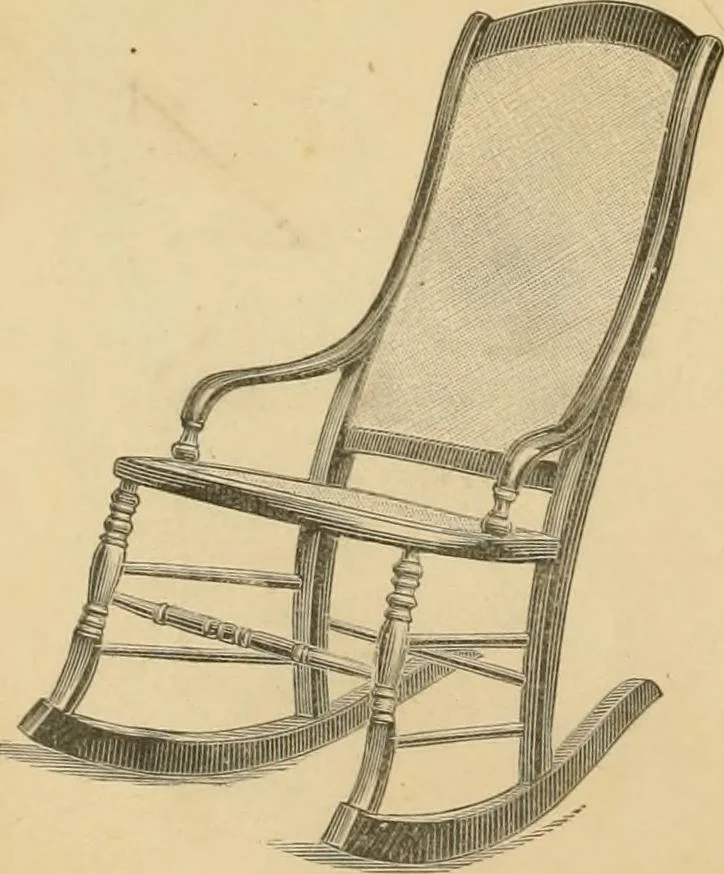 An illustration from Illustrated catalogue of chairs and furniture / manufactured by J.W. Mason & Co., 1874, leaf 11