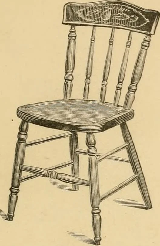 An illustration from Illustrated catalogue of chairs and furniture / manufactured by J.W. Mason & Co., 1874, leaf 12