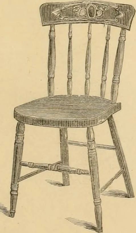 An illustration from Illustrated catalogue of chairs and furniture / manufactured by J.W. Mason & Co., 1874, leaf 12