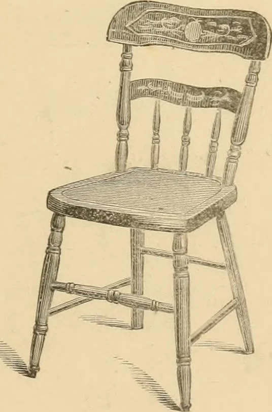 An illustration from Illustrated catalogue of chairs and furniture / manufactured by J.W. Mason & Co., 1874, leaf 12