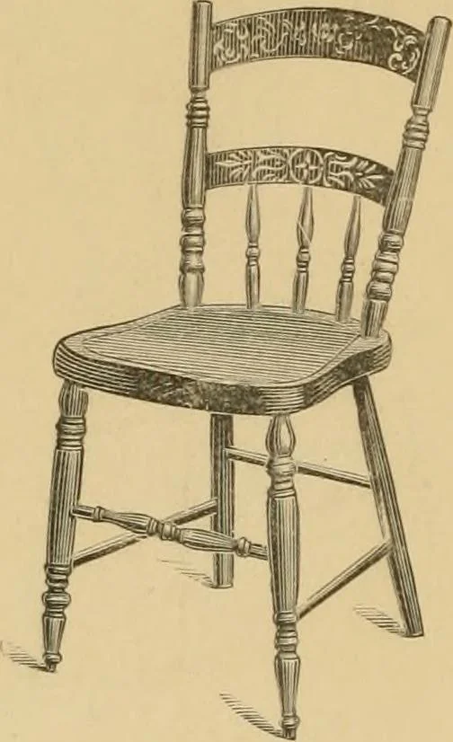 An illustration from Illustrated catalogue of chairs and furniture / manufactured by J.W. Mason & Co., 1874, leaf 13