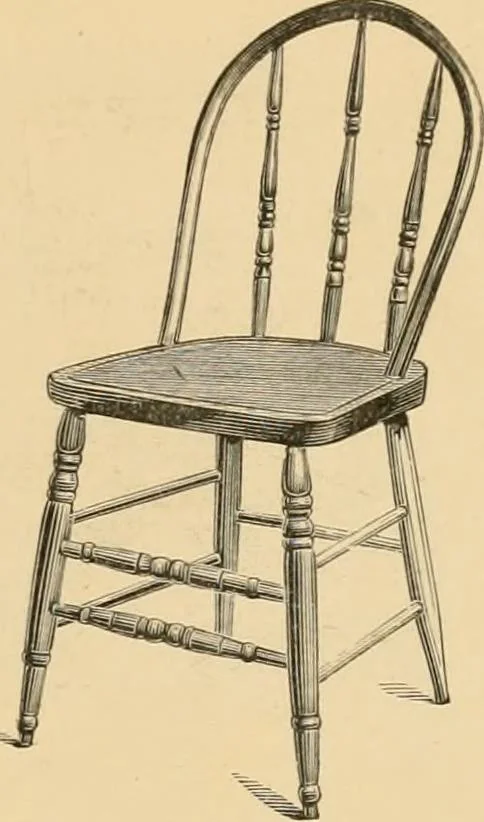 An illustration from Illustrated catalogue of chairs and furniture / manufactured by J.W. Mason & Co., 1874, leaf 14