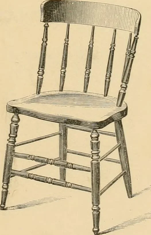 An illustration from Illustrated catalogue of chairs and furniture / manufactured by J.W. Mason & Co., 1874, leaf 14