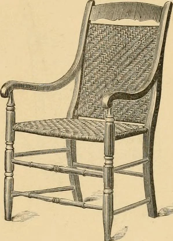 An illustration from Illustrated catalogue of chairs and furniture / manufactured by J.W. Mason & Co., 1874, leaf 16