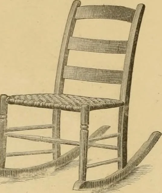 An illustration from Illustrated catalogue of chairs and furniture / manufactured by J.W. Mason & Co., 1874, leaf 17