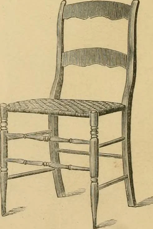 An illustration from Illustrated catalogue of chairs and furniture / manufactured by J.W. Mason & Co., 1874, leaf 17