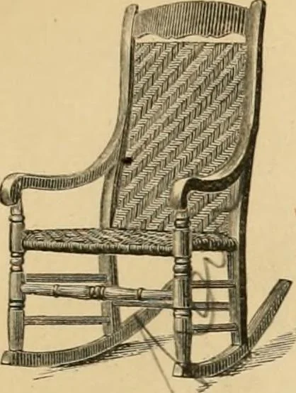 An illustration from Illustrated catalogue of chairs and furniture / manufactured by J.W. Mason & Co., 1874, leaf 18