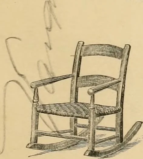 An illustration from Illustrated catalogue of chairs and furniture / manufactured by J.W. Mason & Co., 1874, leaf 18
