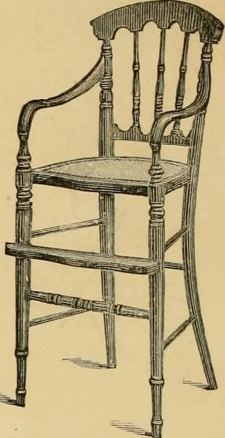 An illustration from Illustrated catalogue of chairs and furniture / manufactured by J.W. Mason & Co., 1874, leaf 19
