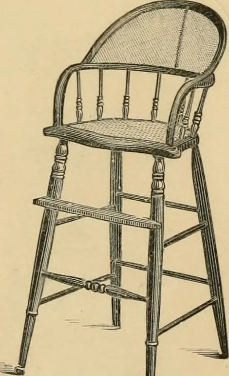 An illustration from Illustrated catalogue of chairs and furniture / manufactured by J.W. Mason & Co., 1874, leaf 19